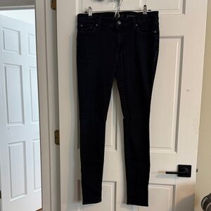 7 For All Mankind Dark Skinny Jeans